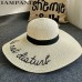 Summer Beach  Big Wide Brim Straw Hat Foldable Unisex Sun Do Not Disturb  eb-20563565